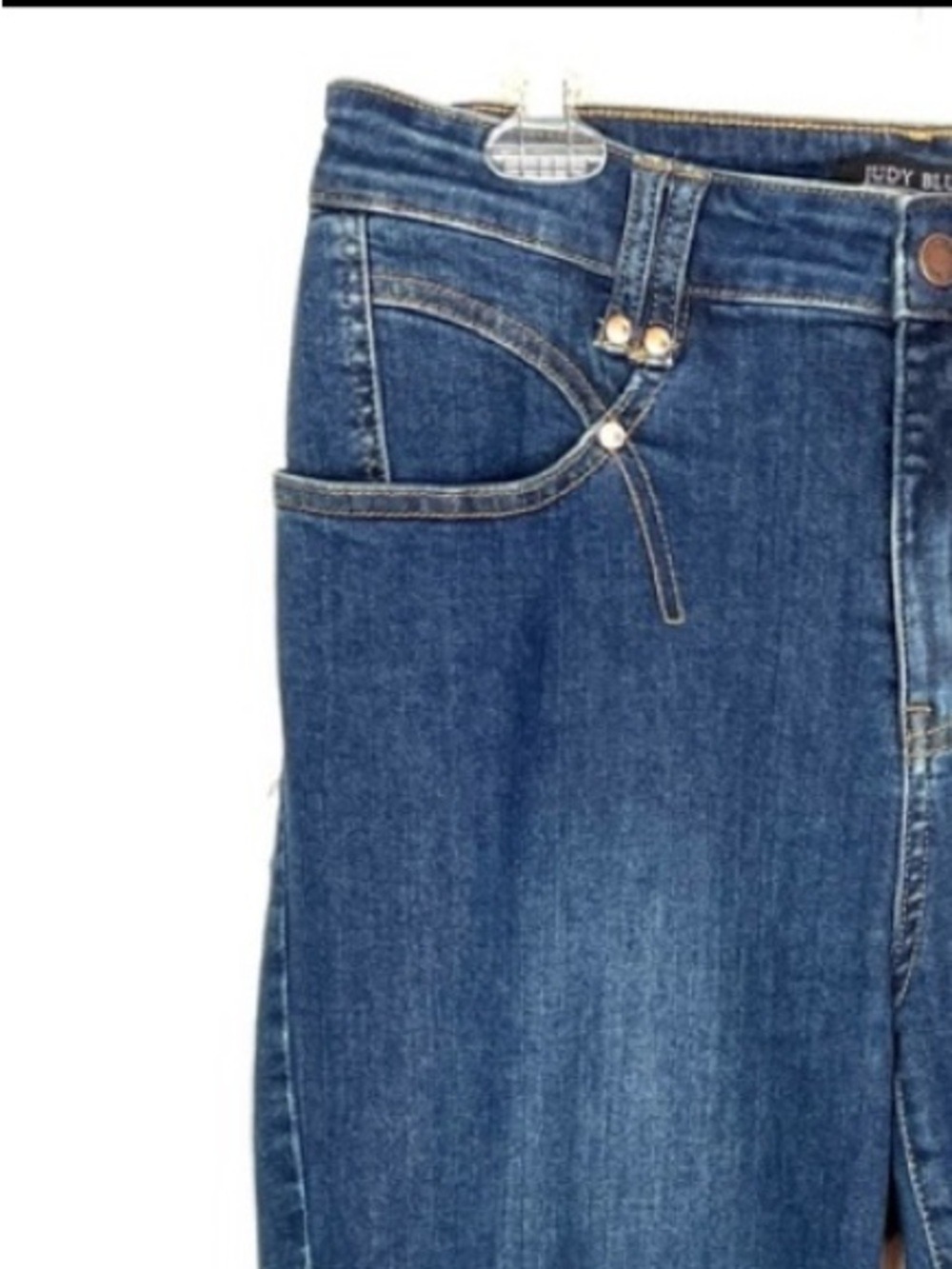 SALE! Judy Blue High Rise Straight Leg Cropped Denim size 31 - Picture 6 of 11